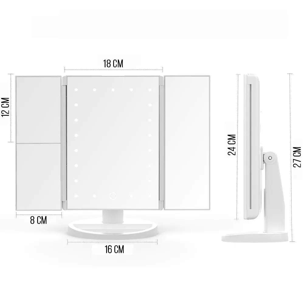 Зеркало с LED подсветкой MAGIC MAKEUP MIRROR