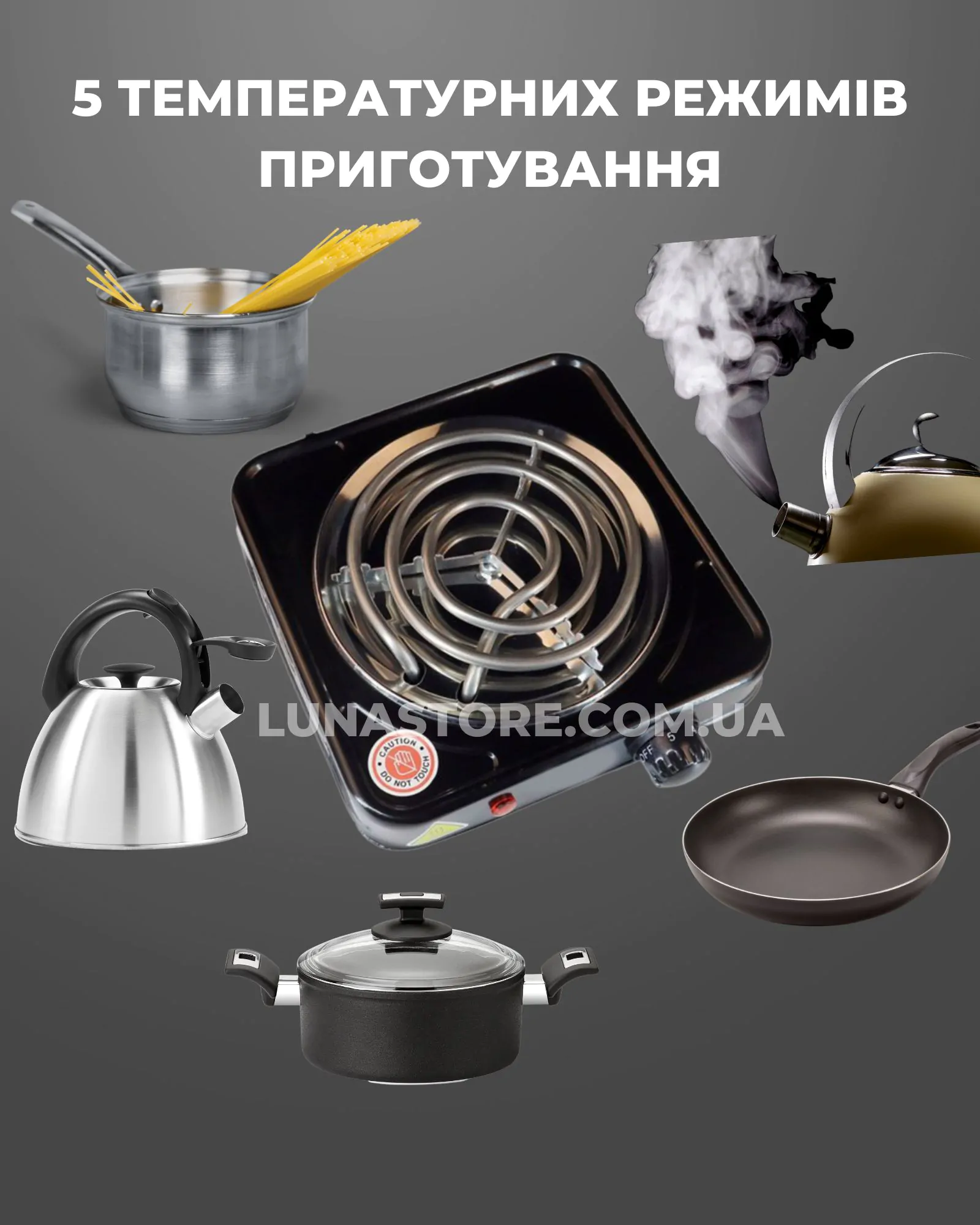 Електроплита одноконфорочна