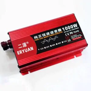 Перетворювач напруги – інвертор з чистою синусоїдою та дисплеєм Eryuan AC/DC 12V-220V 1000W