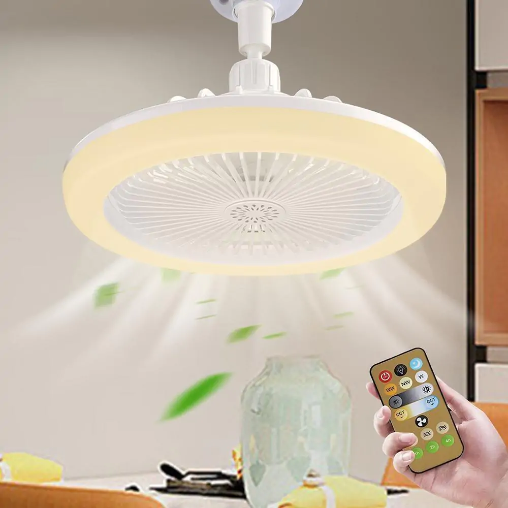 Вентилятор-люстра в патрон LED Multi-Function Fan Light універсальний стельовий LK-22D1