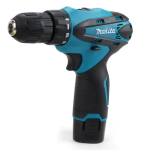 Шурупокрут Makita з двома акумуляторами 12V 2.0AH та набором інструментів в кейсі
