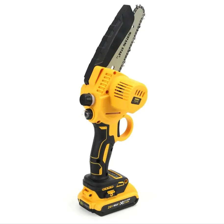 Акумуляторна міні пила DeWalt DCM160N (24V, 4AH, шина 20 см) з автоматичним змащенням ланцюга