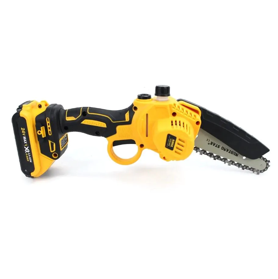 Акумуляторна міні пила DeWalt DCM160N (24V, 4AH, шина 20 см) з автоматичним змащенням ланцюга