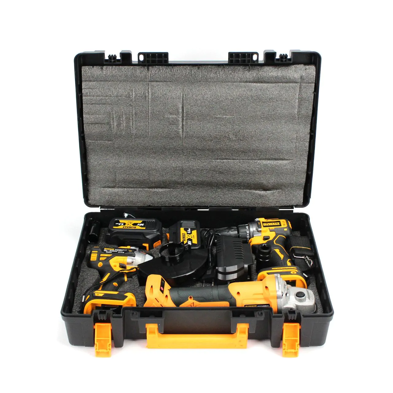 Набір 3в1 АКБ DeWalt 36V (Шуруповерт DCD996 + УШМ DCG409 + Гайковерт DCF922) Набір 3в1 Деволт