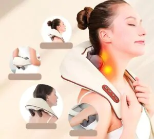 Масажер електричний U-подібний з підігрівом для спини/шиї/тіла Kneading Neck Massager