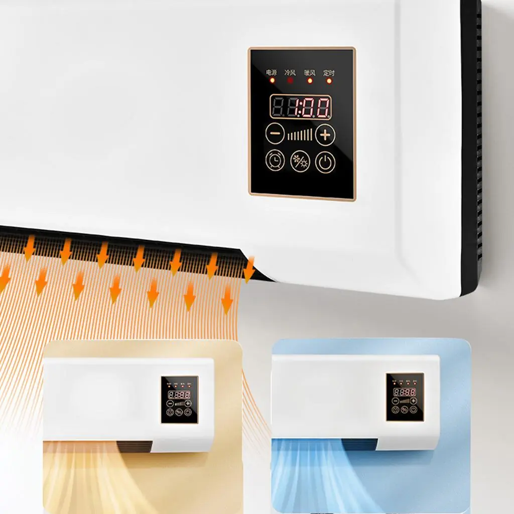 Настінний мобільний кондиціонер – Wall Air Cooler, обігрівач настінний, тепловентилятор. настінний вентилятор